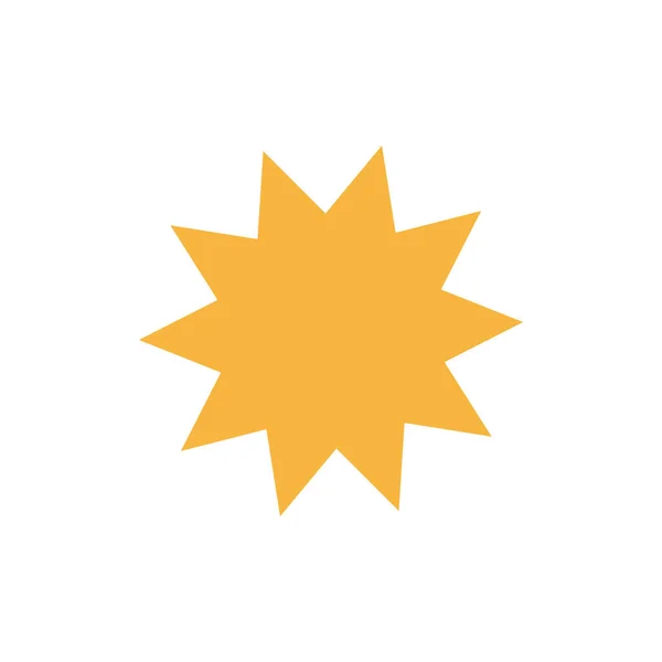 Color Vector Illustration Star Icon — Wektor stockowy