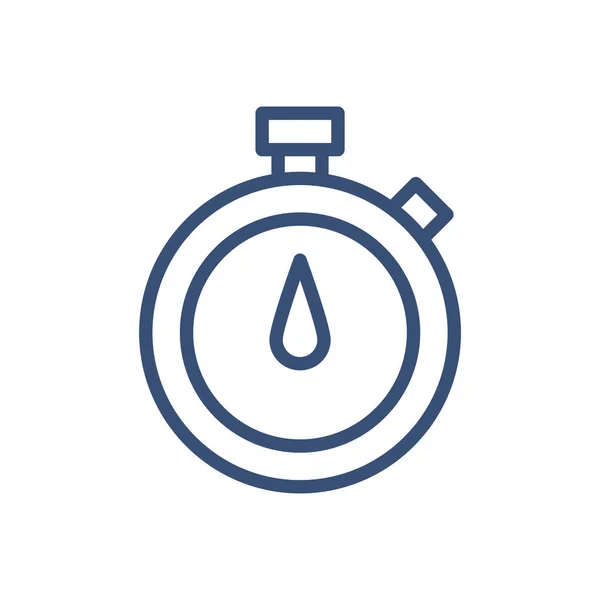 Time Chronometr Icon Vector Illustration — Διανυσματικό Αρχείο