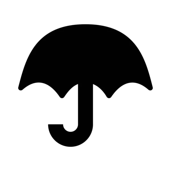 Umbrella Logo Icon Vector Illustration — Stock Vector