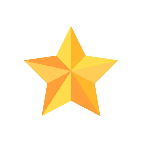 Color Vector Illustration Star Icon — Stock Vector