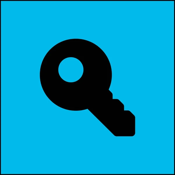 Ilustracja Ikony Klucza Symbol Znaku Wektora — Wektor stockowy