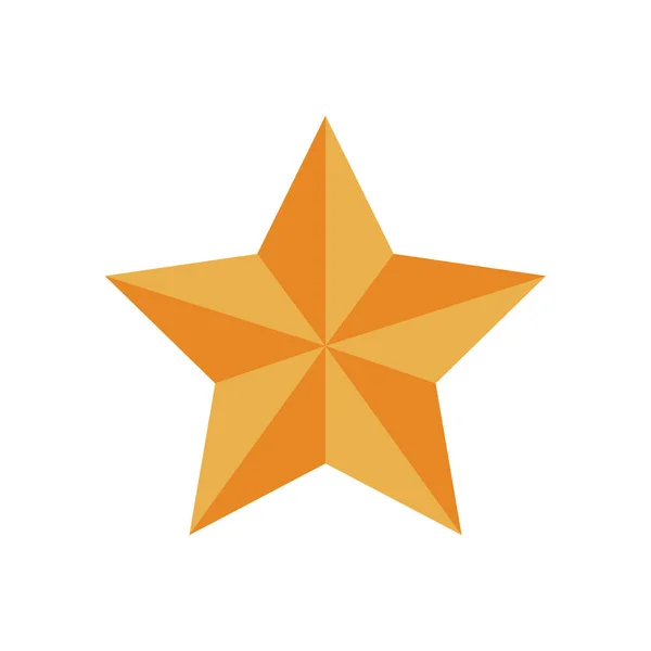 Color Vector Illustration Star Icon — Stock Vector
