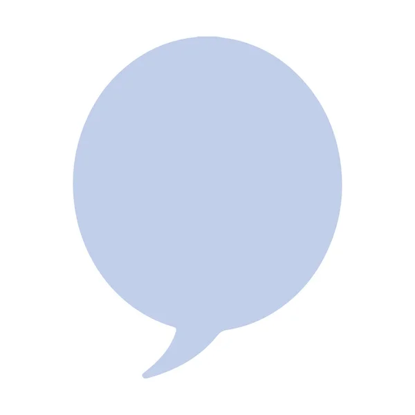 Stylized Speech Bubble Icon Vector Illustration — стоковый вектор