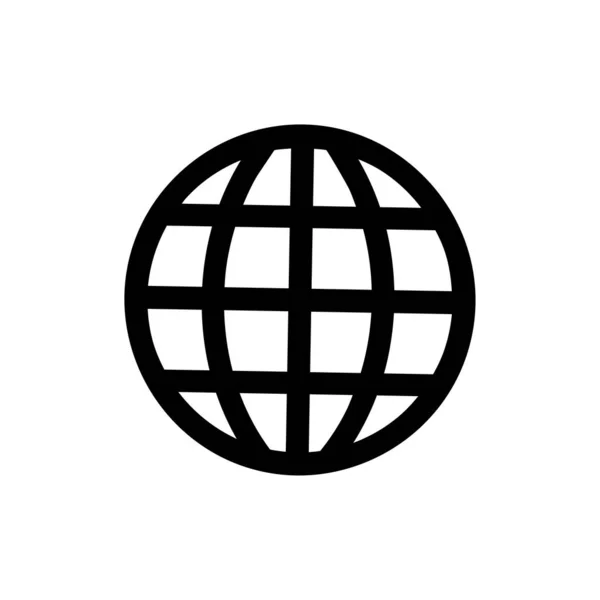 Globus Symbol Vektor Illustration Hintergrund — Stockvektor