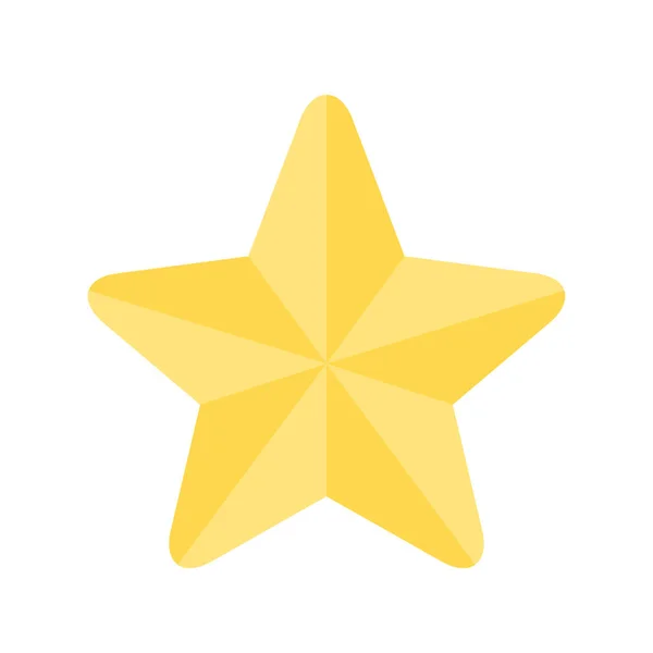 Color Vector Illustration Star Icon — Vettoriale Stock