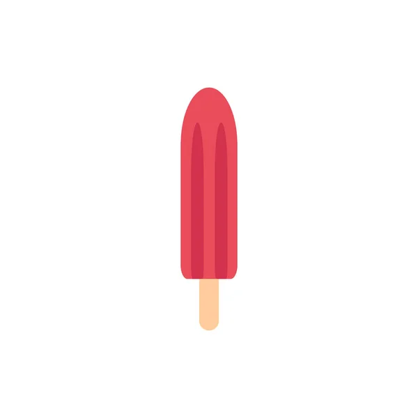 Popsicle Ice Cream Simple Icon Vector Illustration Telifsiz Stok Vektörler