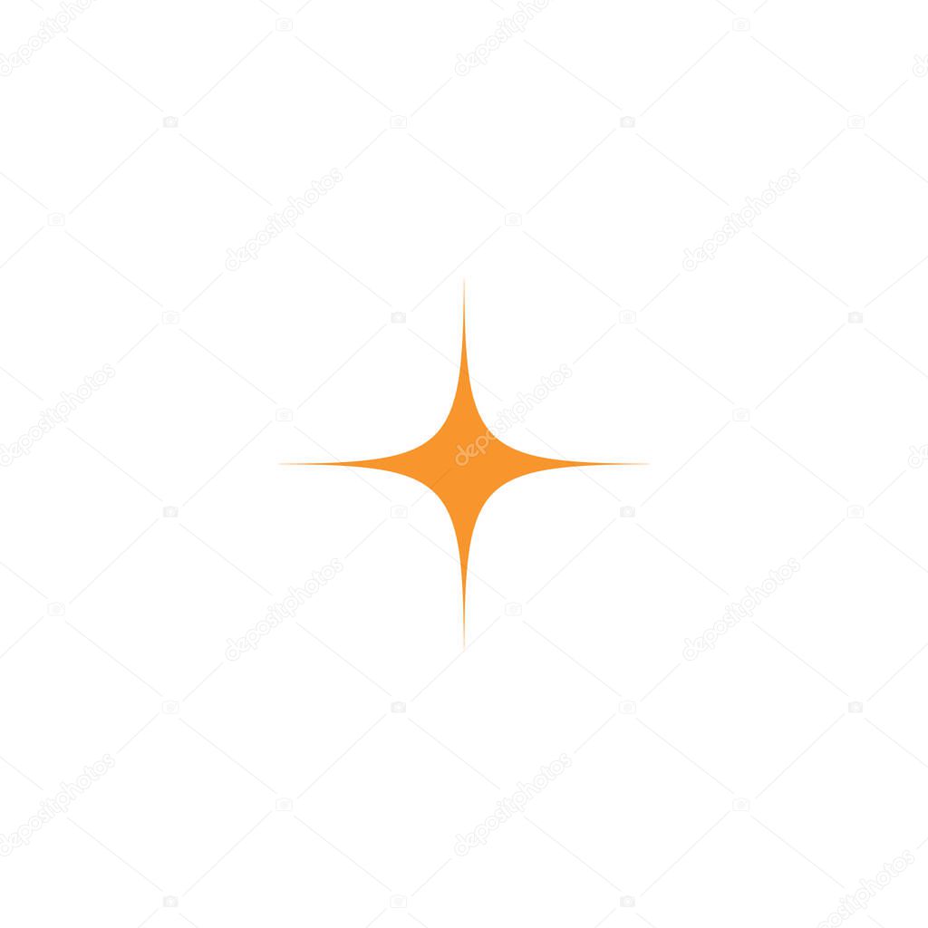 golden star icon isolated on white