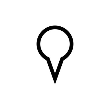 gps navigasyon pin vektör çizimi