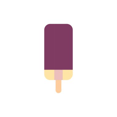 popsicle ice cream simple icon, vector illustration