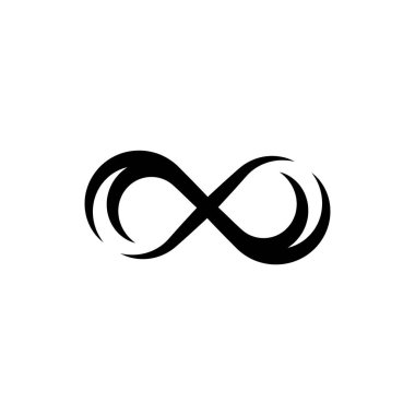 infinity simple icon, vector illustration