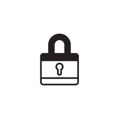 lock. web icon simple design vector illustration