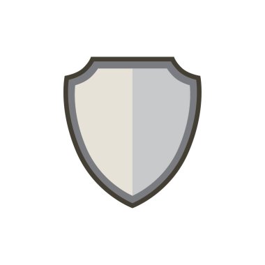 kalkan ağ simgesi vektör illüstrasyonu  