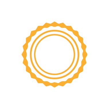 Güneş simgesi, vektör illüstrasyonu 