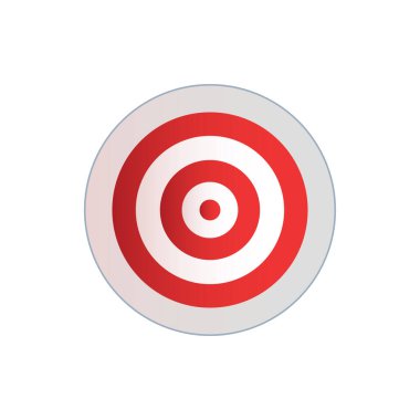 Abstract vector color target icon
