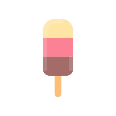 popsicle ice cream simple icon, vector illustration