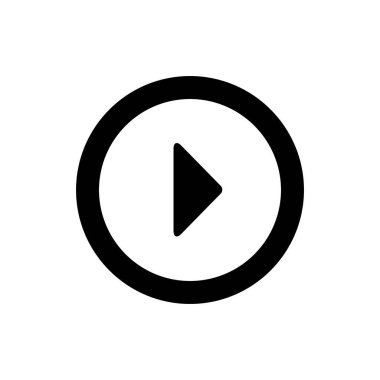 Oynatma düğmesi vektör çizimi