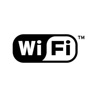wifi simgesi vektör resimleme arkaplanı