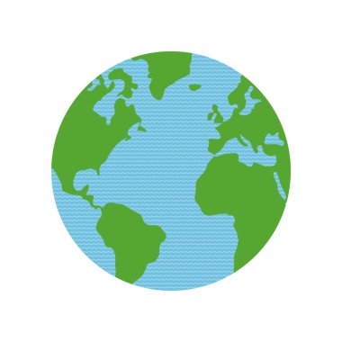 dünya haritası simgesi, vektör resimleme arkaplanı