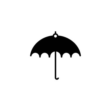 Şemsiyenin vektör illüstrasyon simgesi 
