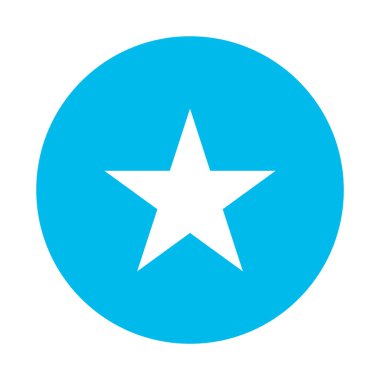 yıldız simgesinin renk vektör illüstrasyonu