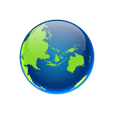dünya haritası simgesi, vektör resimleme arkaplanı