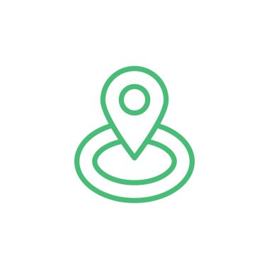 gps navigasyon pin vektör çizimi