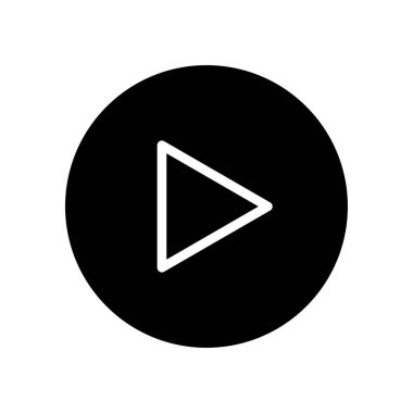 Oynatma düğmesi vektör çizimi