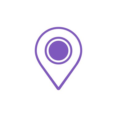 gps navigasyon pin vektör çizimi