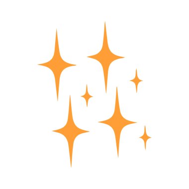 yıldız simgesinin renk vektör illüstrasyonu