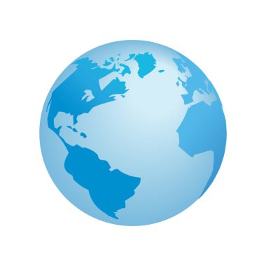 dünya haritası simgesi, vektör resimleme arkaplanı