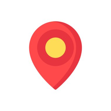 gps navigasyon pin vektör çizimi