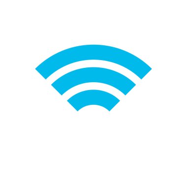 wifi simgesi vektör resimleme arkaplanı