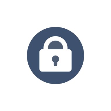 lock. web icon simple design vector illustration