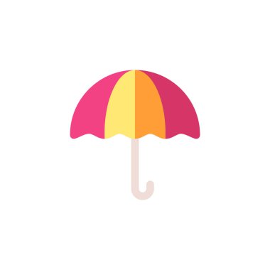 Şemsiyenin vektör illüstrasyon simgesi 
