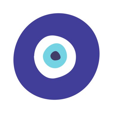 Nazar nazar nazarı, tılsım, vektör illüstrasyonu. 