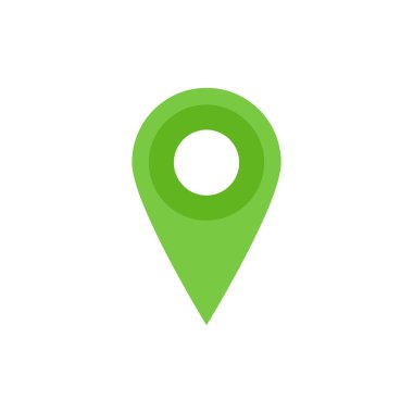 gps navigasyon pin vektör çizimi