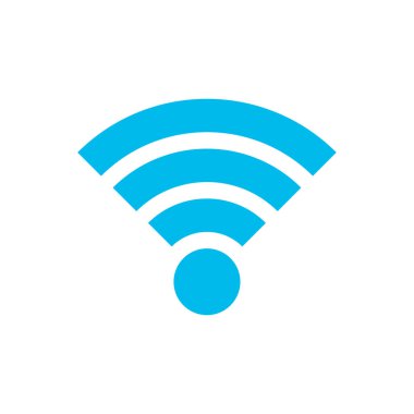 wifi simgesi vektör resimleme arkaplanı