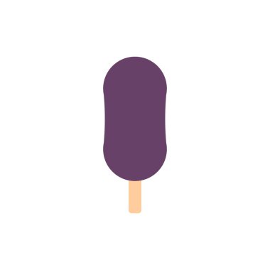 popsicle ice cream simple icon, vector illustration