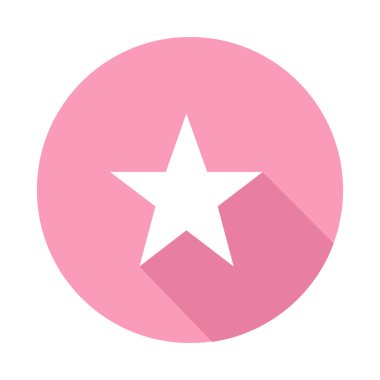 yıldız simgesinin renk vektör illüstrasyonu