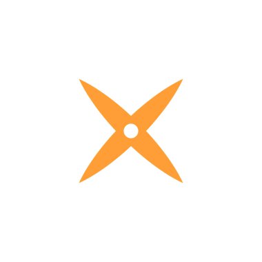 yıldız simgesinin renk vektör illüstrasyonu