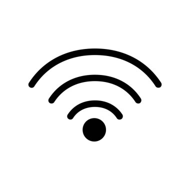 wifi simgesi vektör resimleme arkaplanı