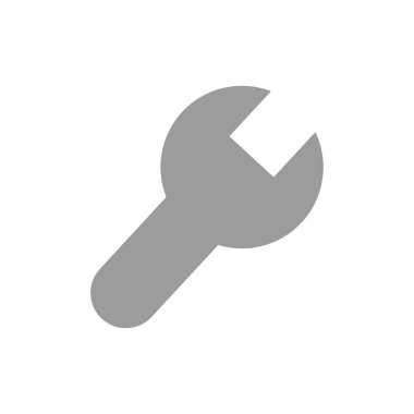 İngiliz anahtarı simgesi, vektör resimleme arkaplanı