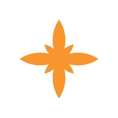 yıldız simgesinin renk vektör illüstrasyonu