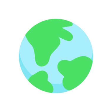 dünya haritası simgesi, vektör resimleme arkaplanı