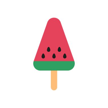 popsicle ice cream simple icon, vector illustration