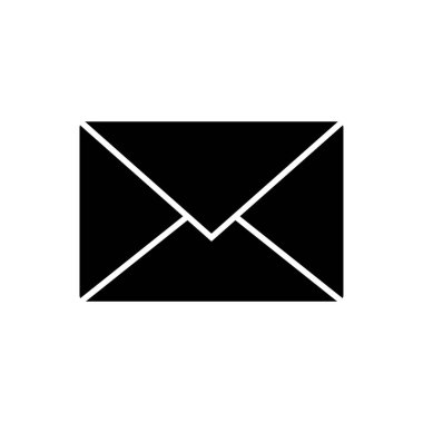 zarf e- posta simgesi vektör illüstrasyon grafik tasarımı