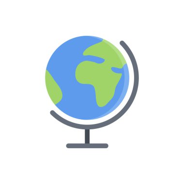 dünya haritası simgesi, vektör resimleme arkaplanı