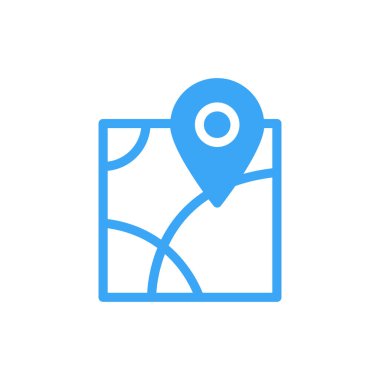 gps navigasyon pin vektör çizimi