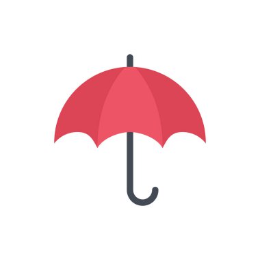 Şemsiyenin vektör illüstrasyon simgesi 