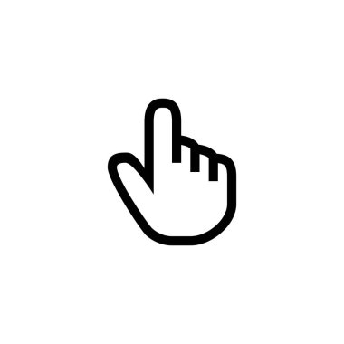 bilgisayar UI işaretleyici simgesi, vektör illüstrasyonu